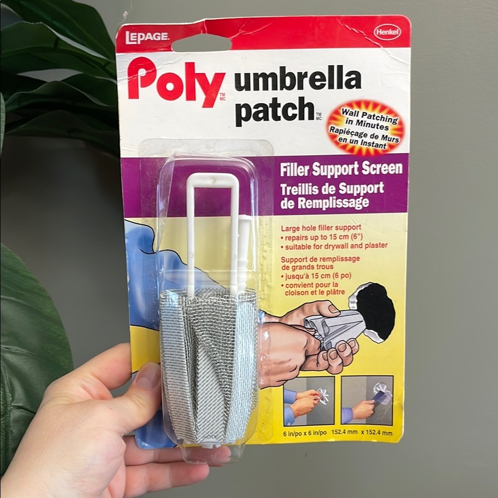 NEW Poly Umbrella Patch Filler Support Screen Wall Patching Drywall Plaster Fill